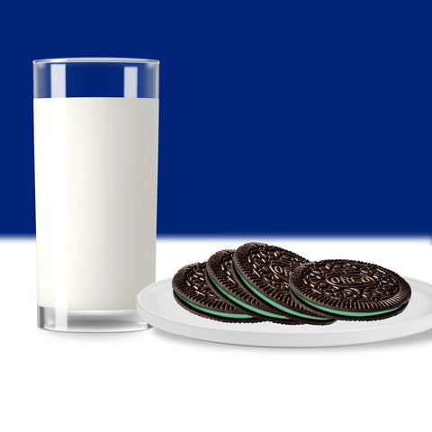 Oreo Thins Mint Creme Chocolate Sandwich Cookies Family Size - 11.78oz