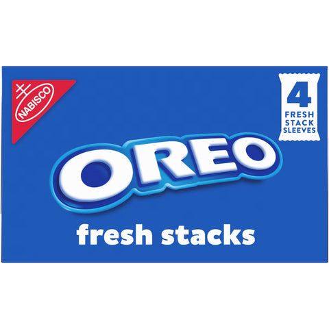 Oreo Fresh Stacks Chocolate Sandwich Cookies Travel Snacks - 8.05oz