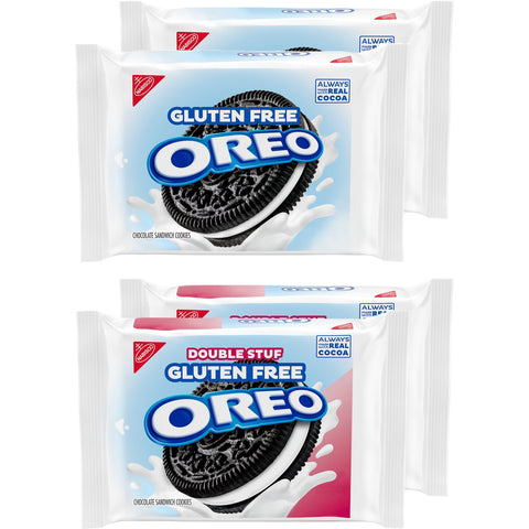 Oreo Original & Oreo Double Stuf Gluten Free Cookies Variety Pack - 49.1oz/4ct