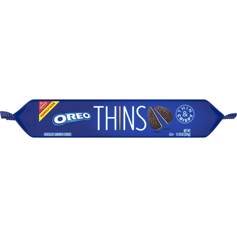 Oreo Thins Chocolate Sandwich Cookies Family Size - 11.78oz