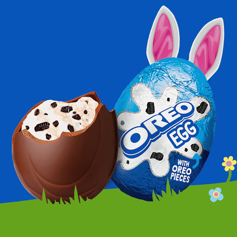 Oreo Creme Filled Chocolate Candy Easter Egg - 1.09oz