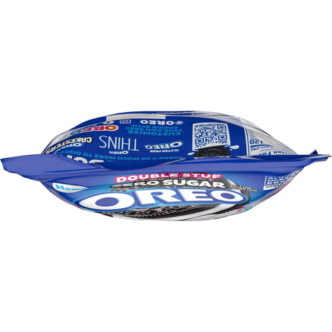 Oreo Double Stuf Zero Sugar Chocolate Sandwich Cookies - 10.3oz