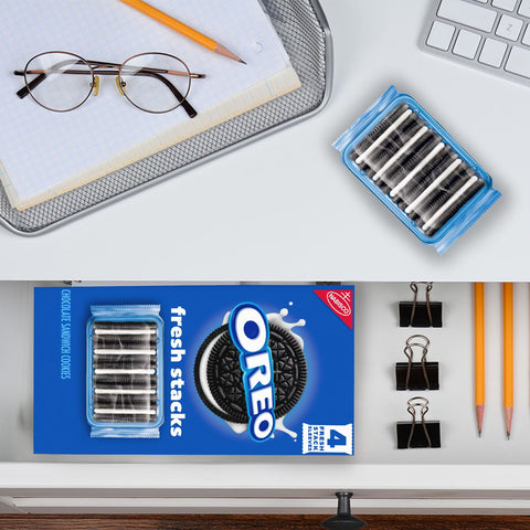 Oreo Fresh Stacks Chocolate Sandwich Cookies Travel Snacks - 8.05oz