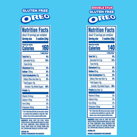 Oreo Original & Oreo Double Stuf Gluten Free Cookies Variety Pack - 49.1oz/4ct