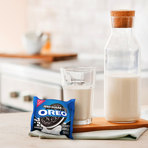 Oreo Zero Sugar Chocolate Sandwich Cookies - 8oz