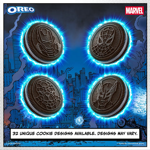 MARVEL OREO Stuf of Legends Cookies Special Edition Snack Packs - 10ct