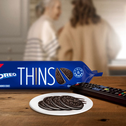 Oreo Thins Chocolate Sandwich Cookies Family Size - 11.78oz