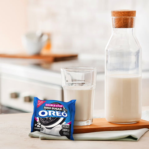 Oreo Double Stuf Zero Sugar Chocolate Sandwich Cookies - 10.3oz