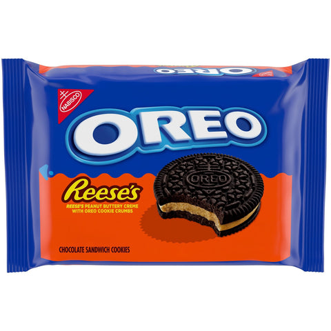 Oreo Reese's Peanut Buttery Creme Chocolate Sandwich Cookies - 12.35oz