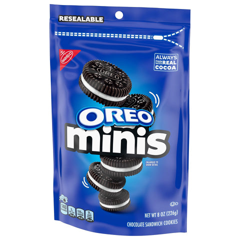 Oreo Minis Chocolate Sandwich Cookies - 8oz