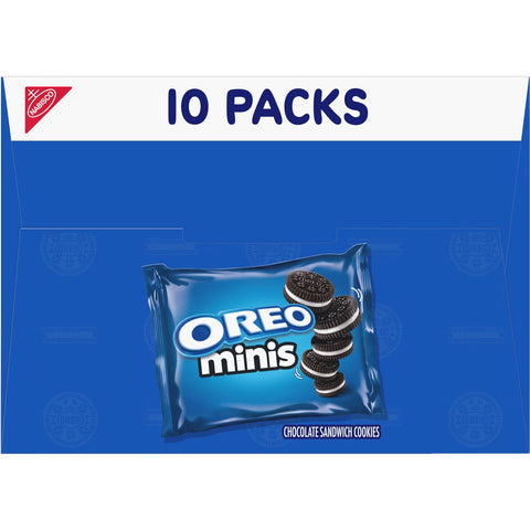 Oreo Mini Chocolate Sandwich Cookies Snack Pack - 10oz/10ct