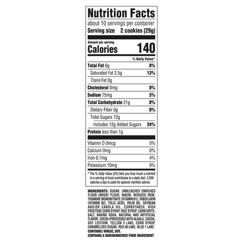 Oreo Chocolate Chip Cookie Dough Cookies - 10.68oz