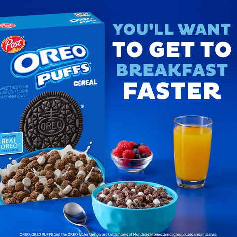 Post Oreo Puffs Cereal - 16.5oz