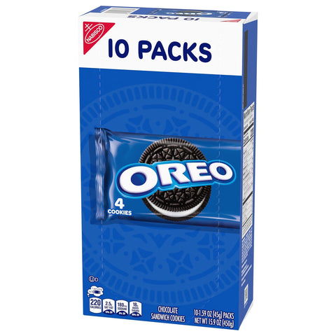 Oreo Chocolate Sandwich Cookies Snack Pack - 15.9oz/10ct