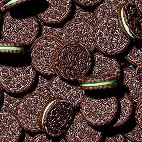 Oreo Mint Creme Chocolate Sandwich Cookies Family Size - 18.71oz