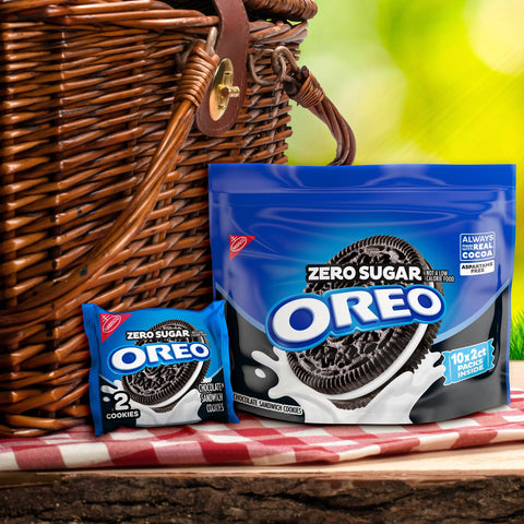 Oreo Zero Sugar Chocolate Sandwich Cookies - 8oz