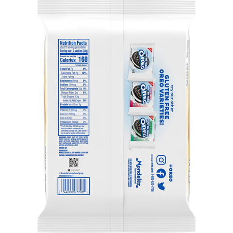 Oreo Gluten Free Golden Sandwich Cookies - 12.08oz